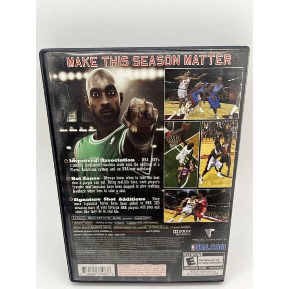 Sony - PlayStaton 2 PS2 NBA 2K9 - Tested - Picture 2 of 6